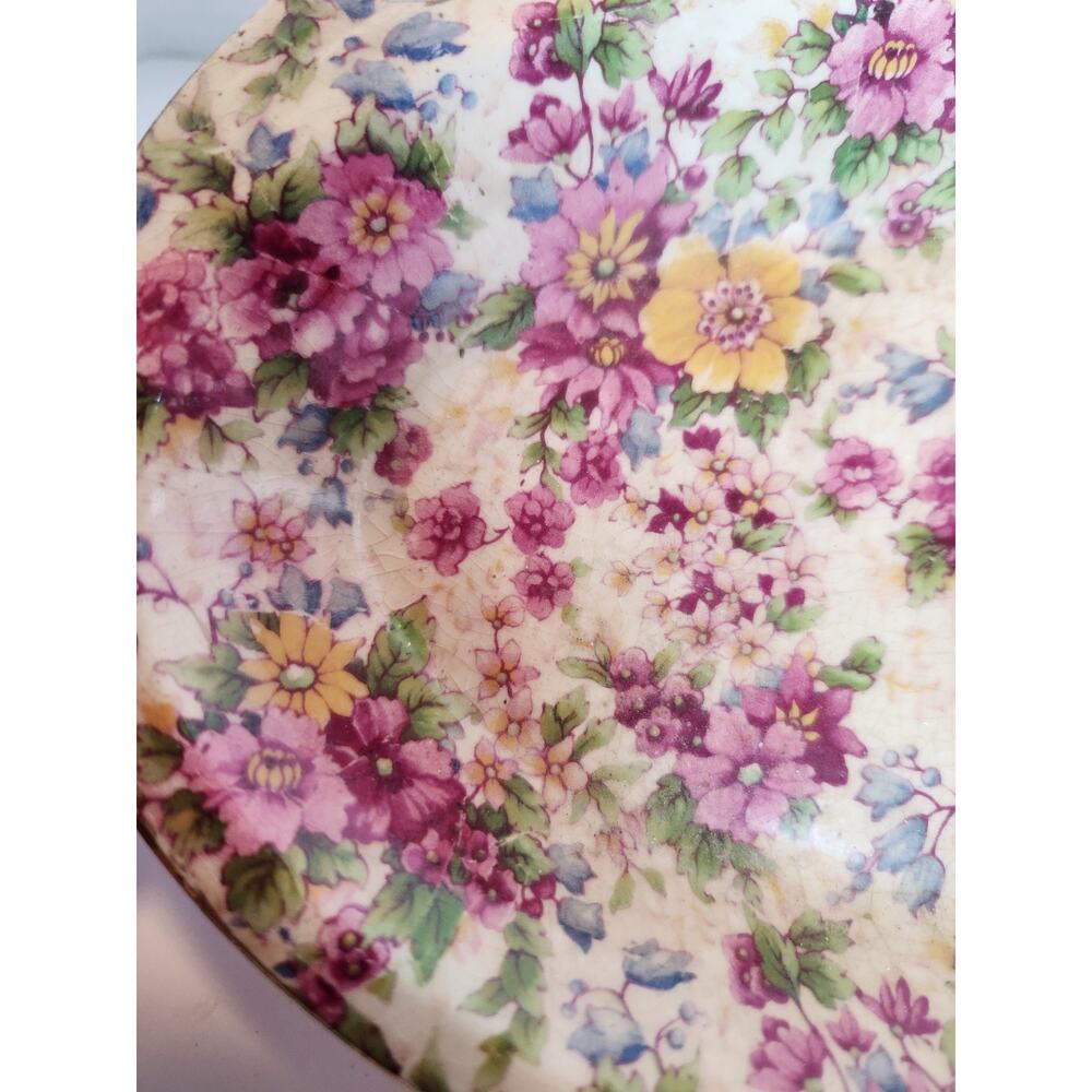 Vintage 1940's Royal Winton Grimwades Cheadle Floral Chintz Serving Platter